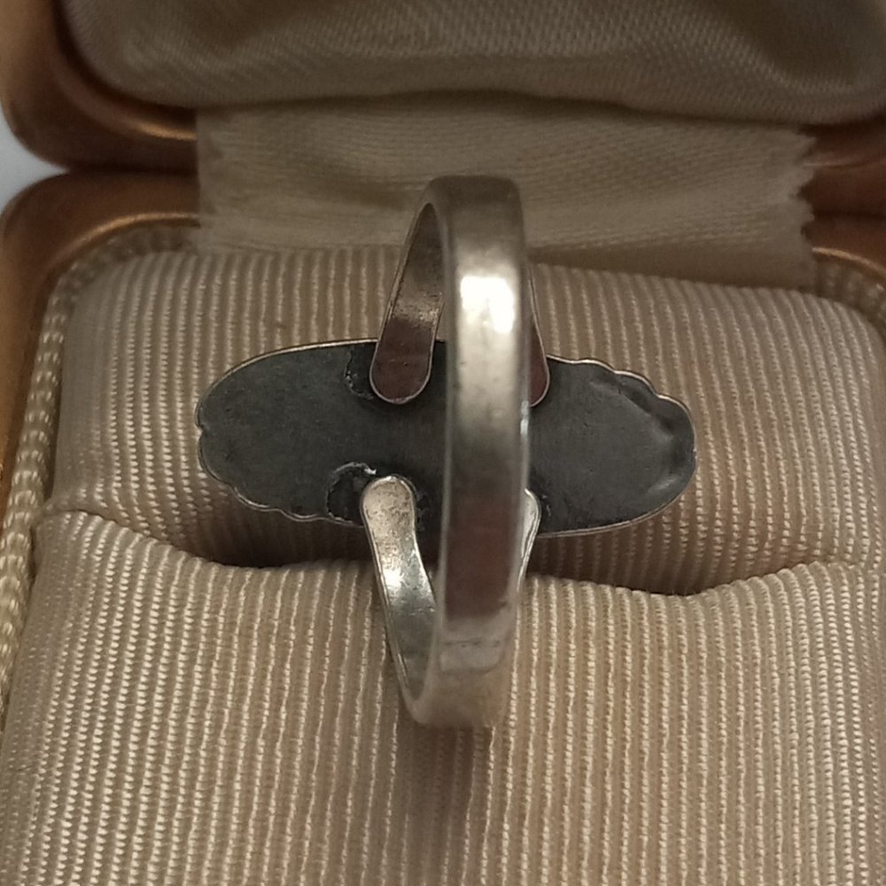 Vintage Bell Trading Post Sterling Silver and Turquoise Ring - Picture 3 of 8